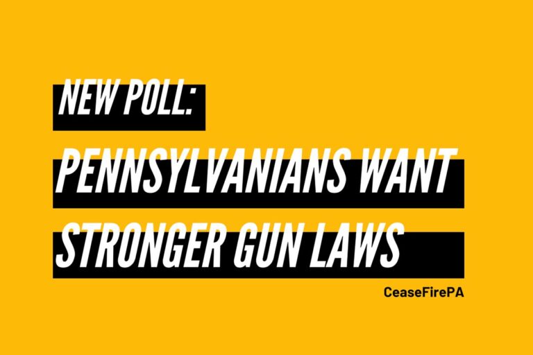 New Poll: Pennsylvania wants stronger gun laws